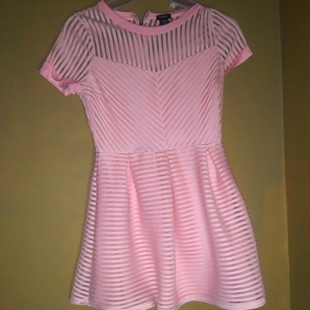 Light pink mini dress or party dress LIKE NEW
